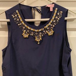 Navy Blue Lilly Pulitzer Shirt